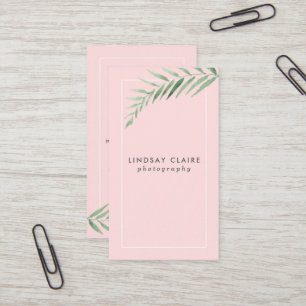 Blush Botanical Business Cards