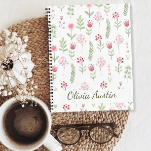 Blush Botanical Journal Personalised Floral