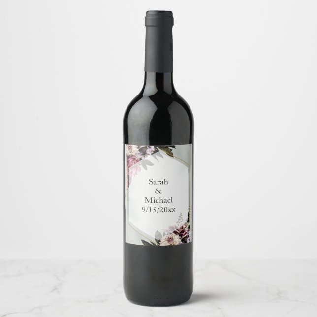 Blush Botanical  Wine Label (Front)