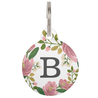 Blush Bouquet Pet Tag