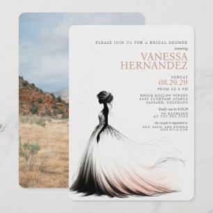 Blush Bride Bridal Shower Invitation