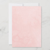 Blush Butterfly Spanish Quinceanera Invitations (Back)