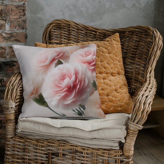 Blush Carnation Dreams Cushion (Creator Uploaded)