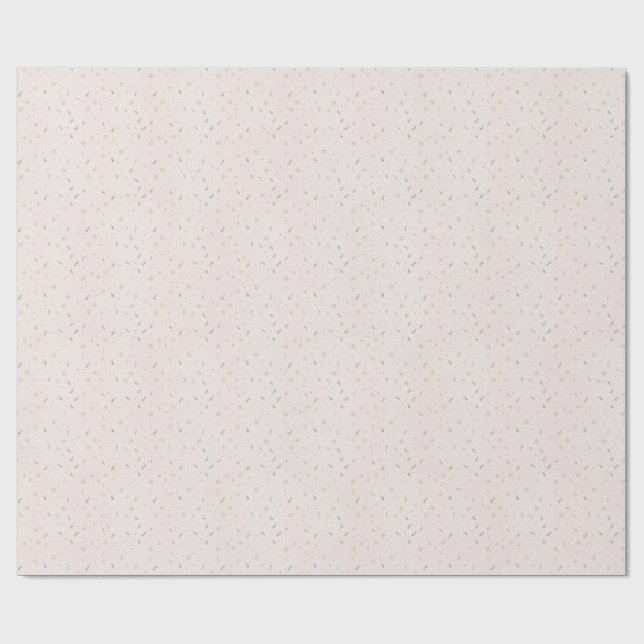 Blush Celestial Christmas Wrapping Paper (Flat)
