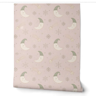 Blush Celestial Peel and Stick Wallpaper