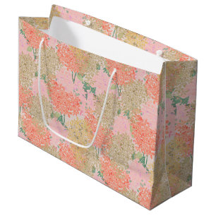 Blush chrysanthemum  large gift bag