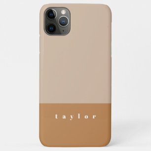 Blush Colour Block Personalised Case-Mate iPhone Case