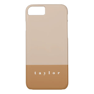 Blush Colour Block Personalised Case-Mate iPhone Case