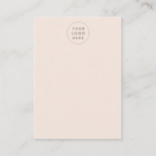 Blush-coloured Hair Your Logo Card