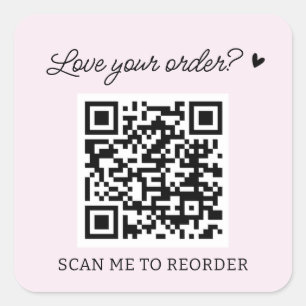 Blush Custom QR Code Scan to Reorder Labels