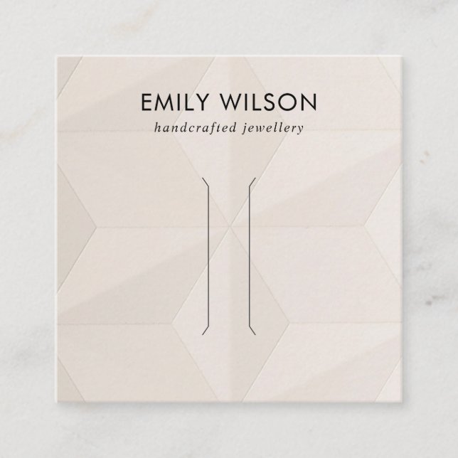 BLUSH DIAMOND TEXTURE HAIR CLIP DISPLAY CARD (Front)