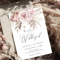 Blush Dusty Rose Boho Trending All Seasons Wedding
