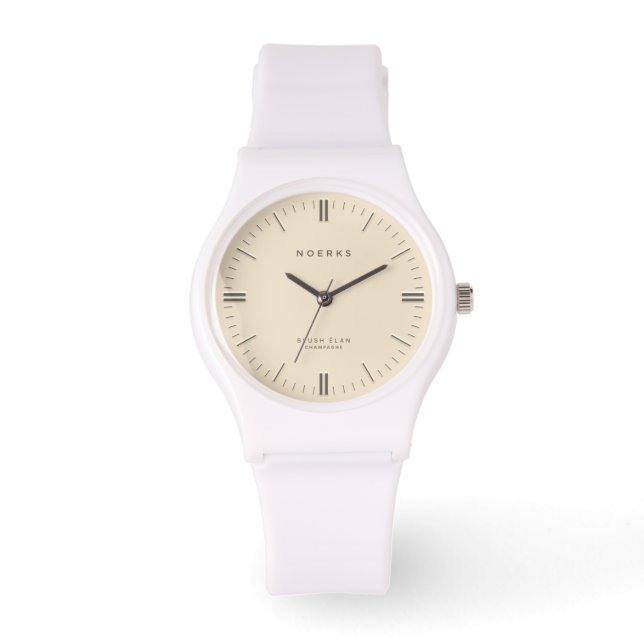 Blush Élan Minimalist Watch - Champagne (Front)
