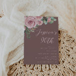 Blush Elegance 90th Birthday Party Invitation<br><div class="desc">Blush Elegance 90th Birthday Party Invitation

See matching collection in Niche & Nest Store</div>
