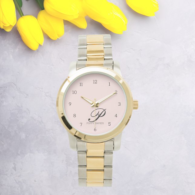 Blush Enchant Script Timepiece Watch (Creator Uploaded)