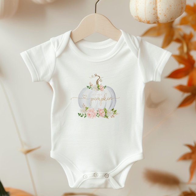 Blush fall little pumpkin baby bodysuit (Creator Uploaded)