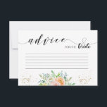Blush floral advice for the bride watercolor<br><div class="desc">Blush floral advice for the bride watercolor. FInd more option and matching items in my shop or contact me.</div>