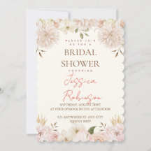 Blush Floral Bridal Shower