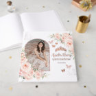 Blush Floral Butterflies Rose Gold Quince XV Photo