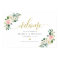 Blush Floral calligraphy Welcome Wedding Sign