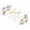 Blush Floral calligraphy Welcome Wedding Sign