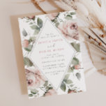 Blush Floral Frame & Sage Wedding Invitation<br><div class="desc">Blush Floral Frame & Sage Wedding Invitation

See matching collection in our store</div>