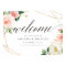 Blush Floral Geometric Welcome Wedding Sign