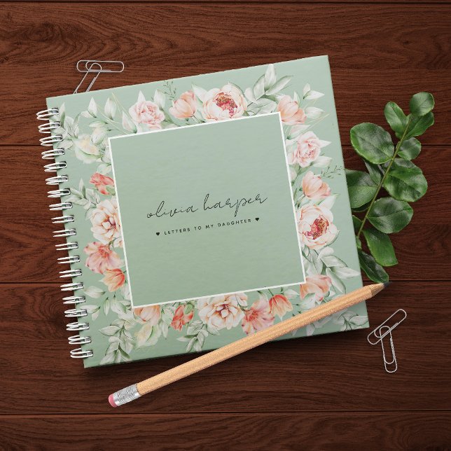 Blush Floral Sage Letters to My Daughter Journal (Creator Uploaded)