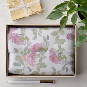 Blush Floral Tissue Paper