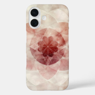 Blush Flow Petals iPhone 16 Case