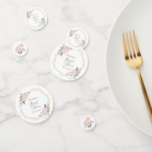 Blush Flowers, Pink Flowers, Boho, Bridal Shower Confetti