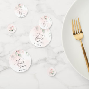 Blush Flowers, Pink Flowers, Boho, Bridal Shower Confetti