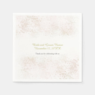 Blush Flush Elegant Wedding Napkin