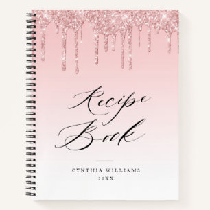 blush glitter drips Recipe Book