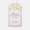 Blush Gold Bridal Brunch and Bubbly Favour Tag