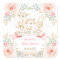 Blush Gold Floral Tribal Woodland Animals Baby