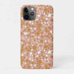 Blush Gold terrazzo Minimal modern  Case-Mate iPhone Case