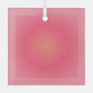 Blush Gradient Glass Ornament