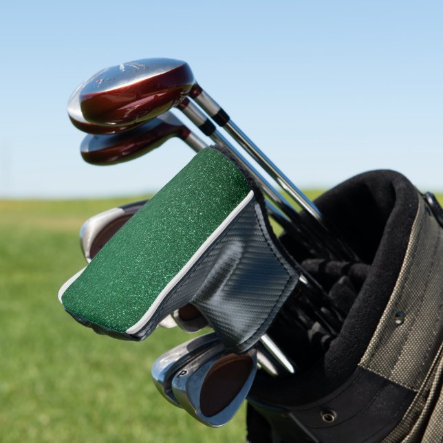 Blush Green Glitter		 Golf Head Cover (In Situ)