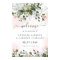 Blush Greenery Dusty Blue Wedding Welcome Sign XL