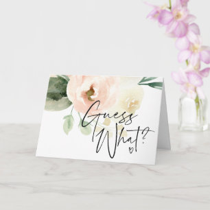 Blush Guess What Pregnancy Announcement Reveal