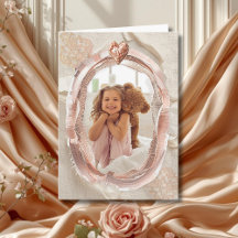 Blush Heirloom Heart Photo Frame Loving