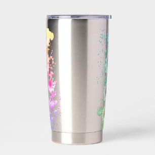 “Blush in the Night” “Pink Whispers on Black” “Sof Insulated Tumbler