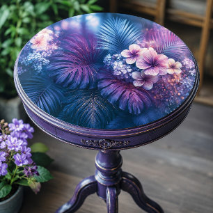Blush Indigo Tropical Bloom Decoupage Tissue Paper