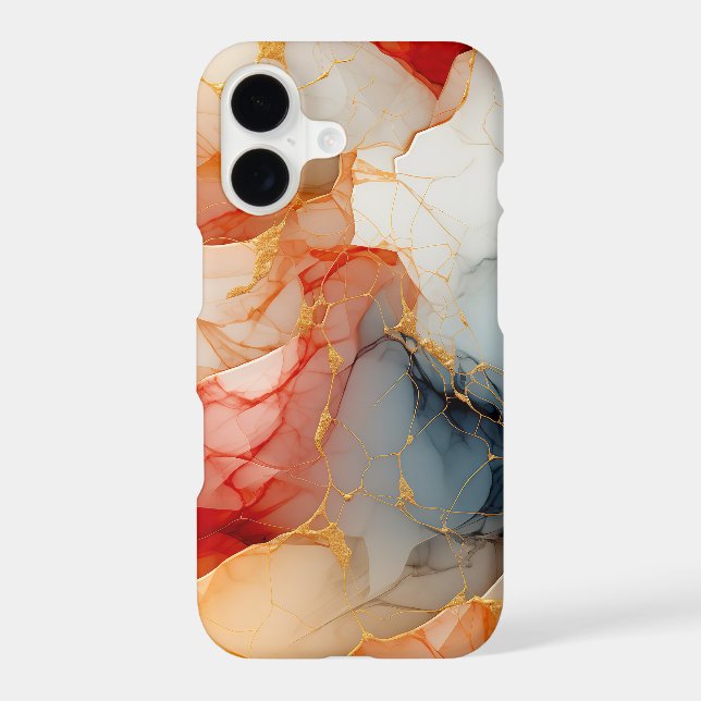 Blush & Ivory Marble with Golden Veins (Back)