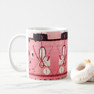 Blush Kilim: Pink Moroccan Heritage Art Coffee Mug
