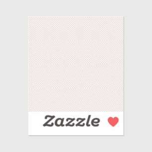 Blush Lattice Preppy Vinyl Sticker