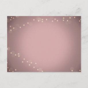 Blush Light RSVPs Invitation Postcard