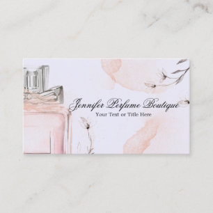 Blush Lilac Classy Perfume Essential Oils Business Card