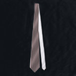 Blush-n-Black Tie<br><div class="desc">This retro design features a blush pink and black striped pattern. Personalise it. You choose options like the style,  size,  binding and band colours. Customise it. Easily add,  change or remove text. Choose the font and font colour,  too. Or not. It's perfect the just way it is. Simply Stripes.</div>